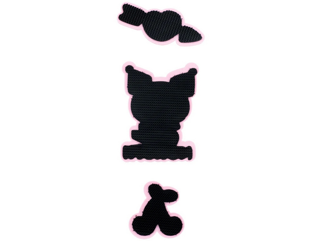 Набір бейджів на липучці Kuromi, 3 предмети, Kite