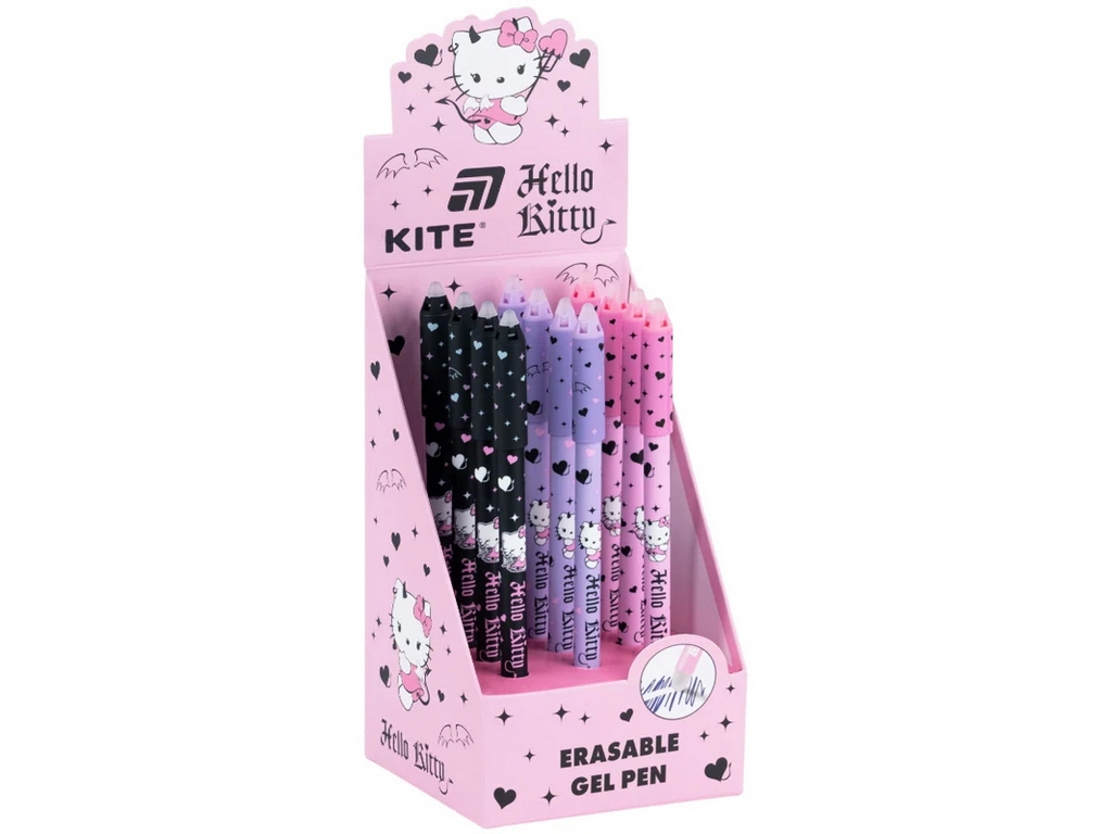 Ручка гелева "пиши-стирай" синя, Hello Kitty, Kite HK26-350-2