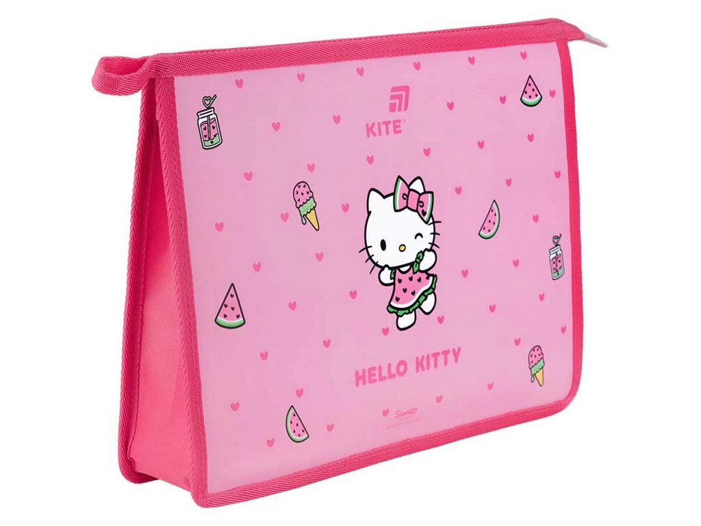 Папка на блискавці Hello Kitty, А4+, з розширенням, Kite