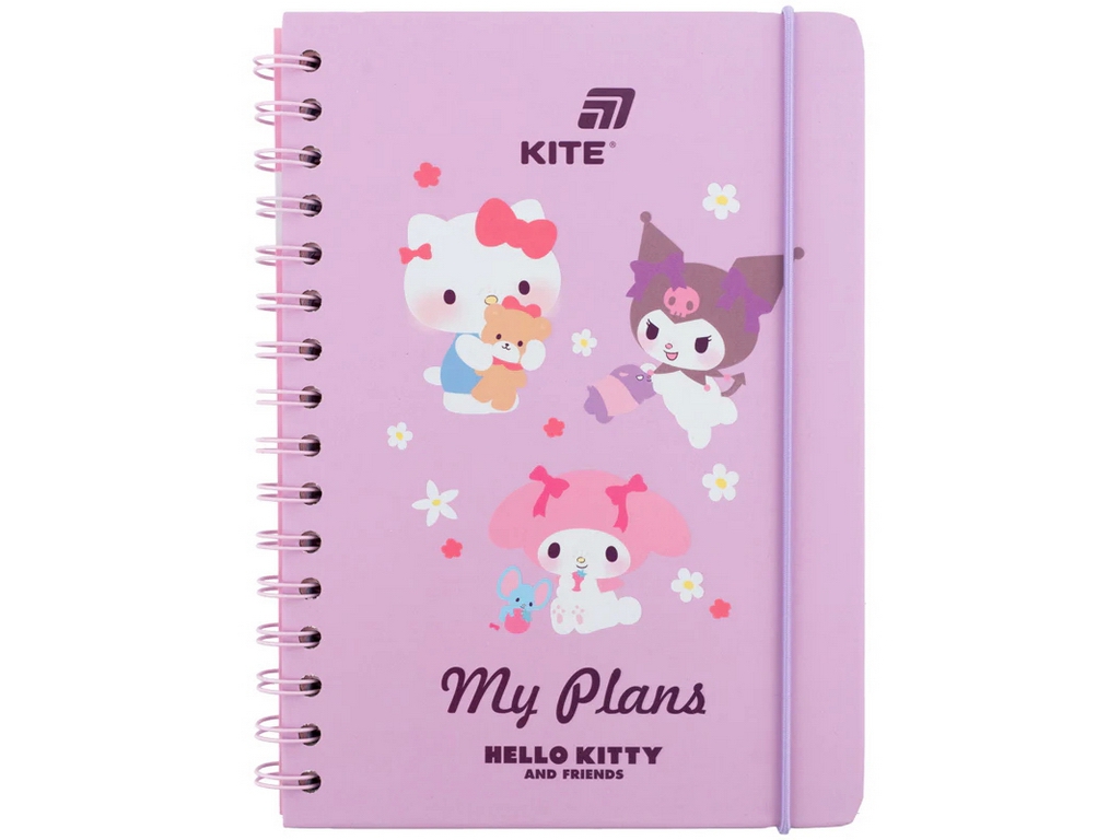 Щоденник-планер на спіралі Kite Hello Kitty GF26-438