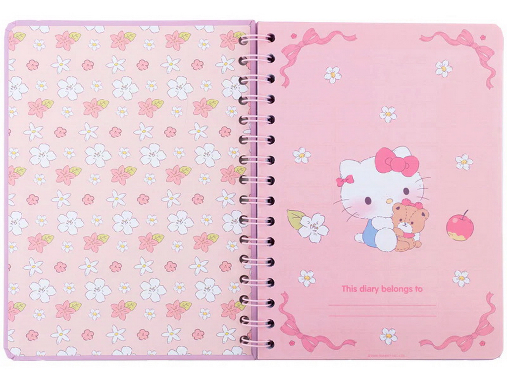 Щоденник-планер на спіралі Kite Hello Kitty GF26-438