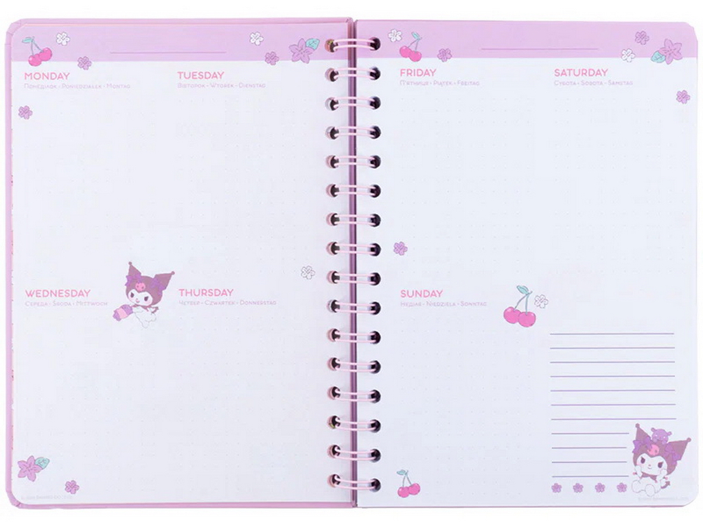 Щоденник-планер на спіралі Kite Hello Kitty GF26-438