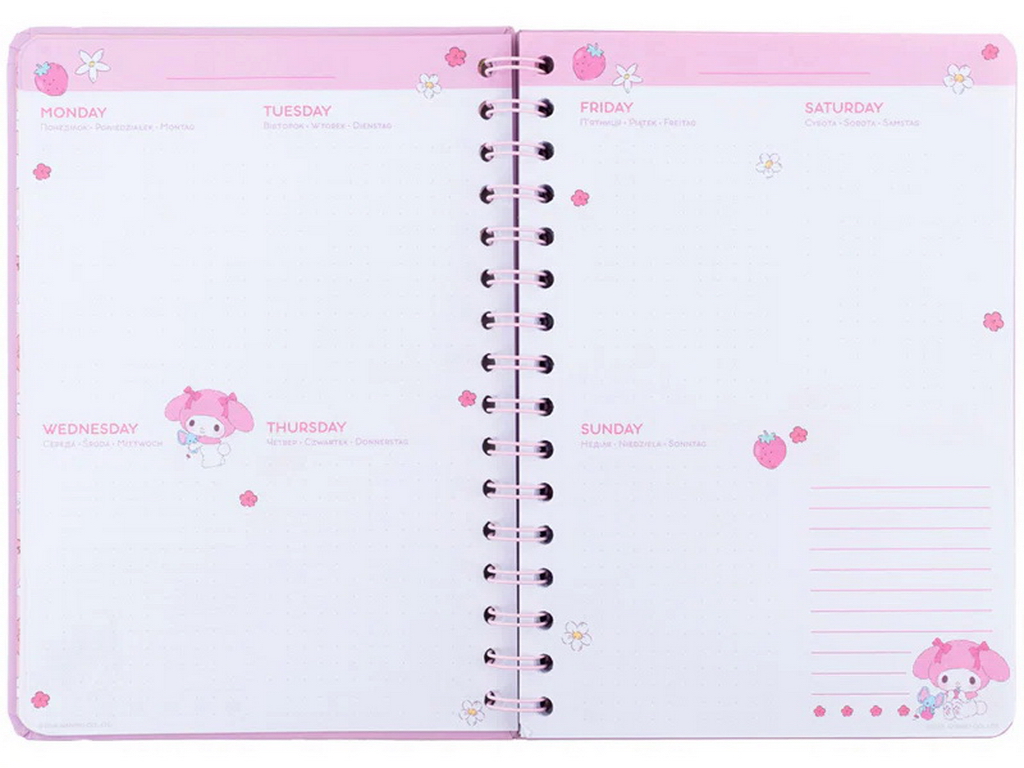 Щоденник-планер на спіралі Kite Hello Kitty GF26-438