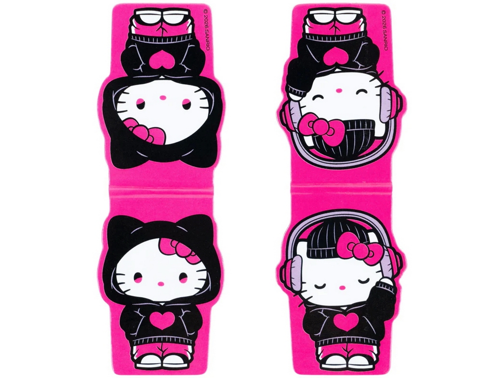 Набір магнітних закладок і фігурних скріпок Hello Kitty, 6 предметів, Kite