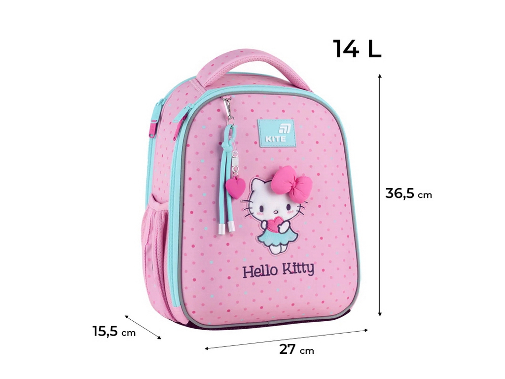 Рюкзак школьный каркасный Kite Education Hello Kitty HK26-555S-1