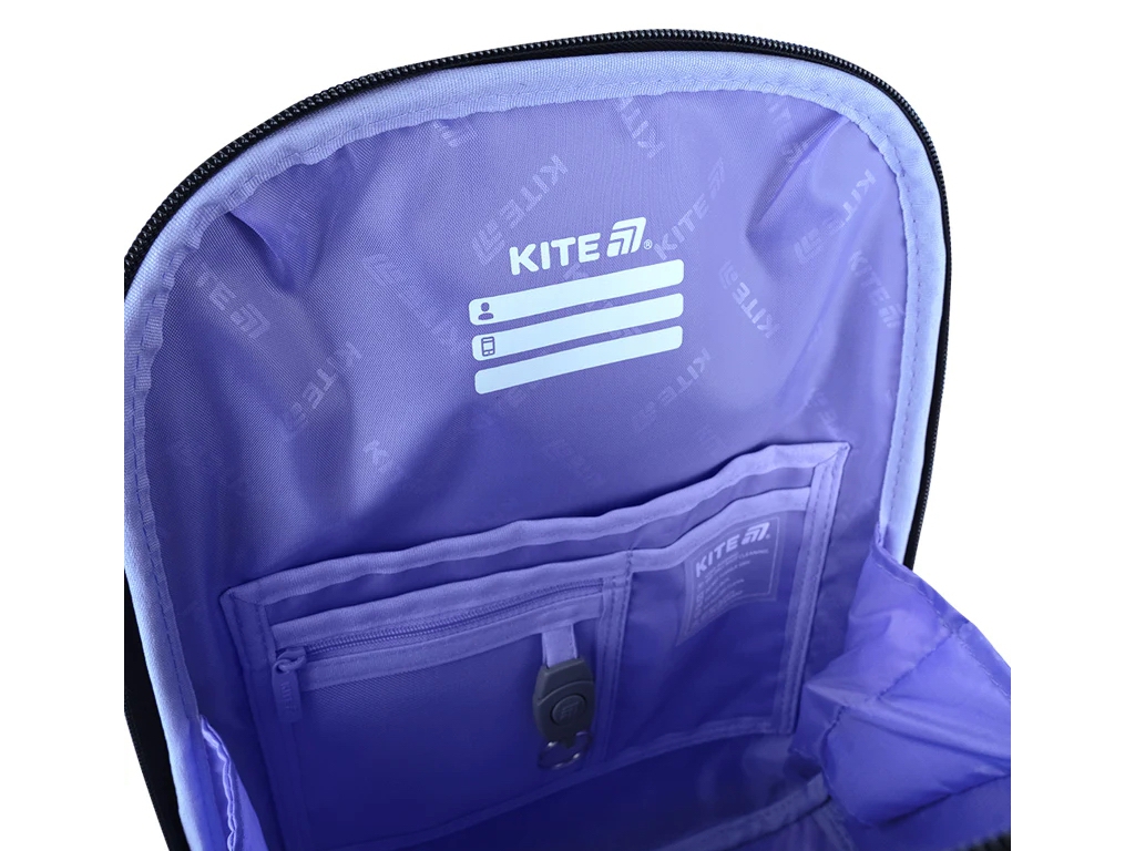 Рюкзак школьный каркасный Kuromi Kite HK26-555S-3
