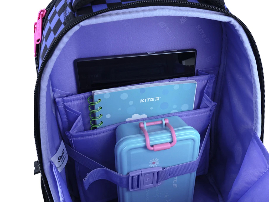 Рюкзак школьный каркасный Kuromi Kite HK26-555S-3