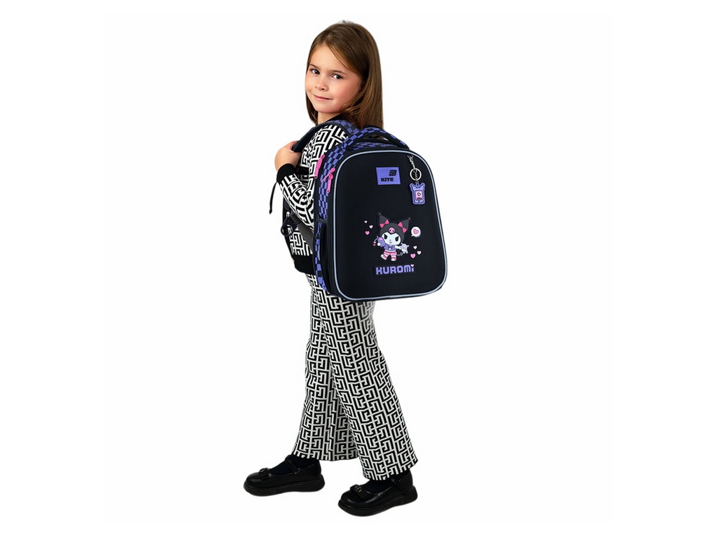 Рюкзак школьный каркасный Kuromi Kite HK26-555S-3