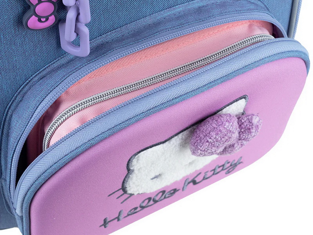 Рюкзак каркасний ортопедичний Kite Education Hello Kitty, 38 см, світловідбивні елементи, Kite