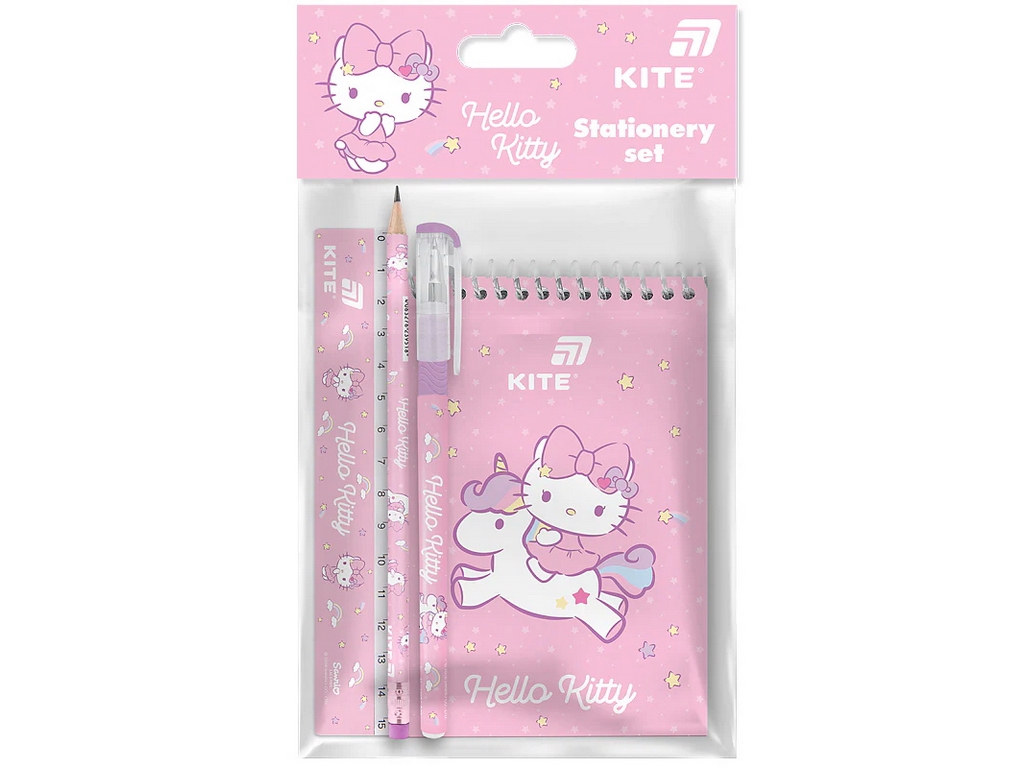 Набір канцтоварів Hello Kitty, 4 предмети, Kite