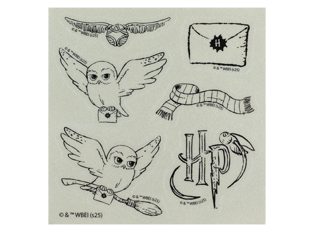 Стікери світловідбивні для твердих поверхонь Kite Harry Potter HP25-115, 6 шт., PVC, Kite