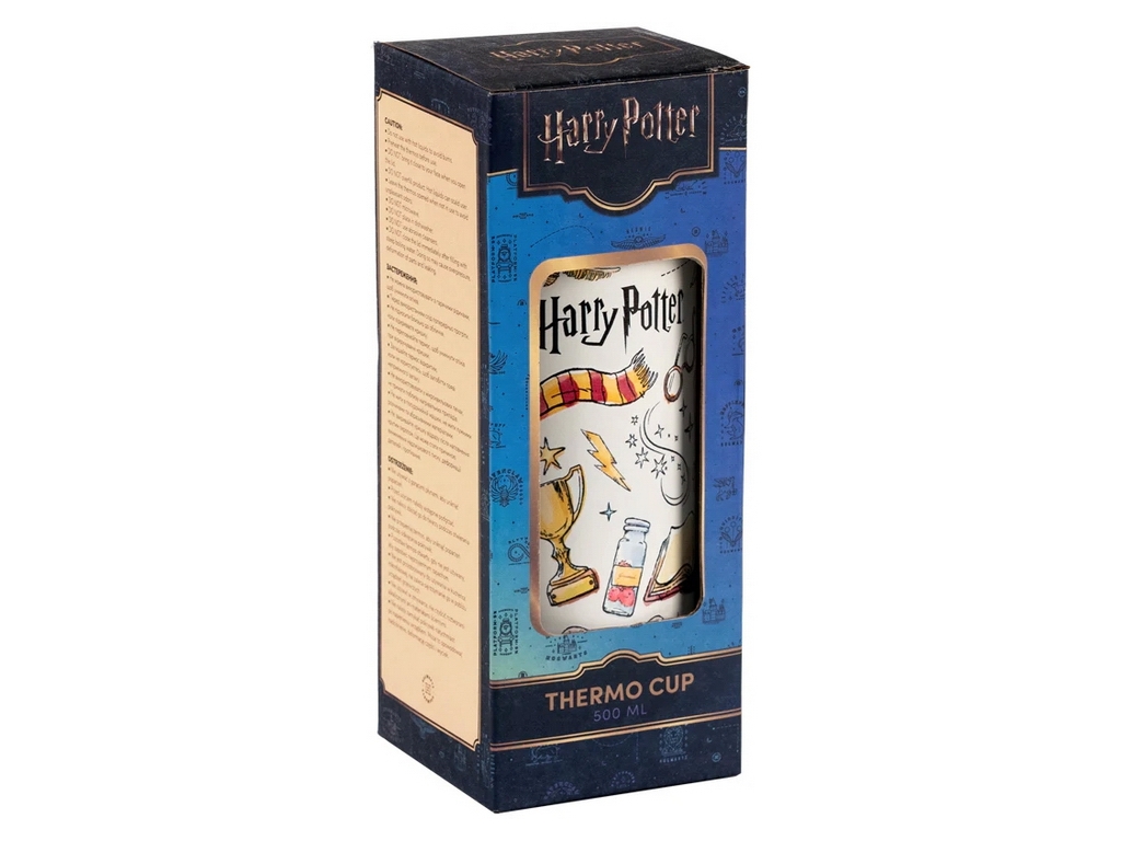 Термочашка с трубочкой 500мл Harry Potter Kite HP25-1264
