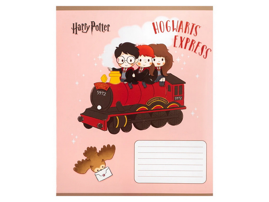 Зошит у косу лінію на 12 аркушів, Harry Potter (ціна за 1шт)