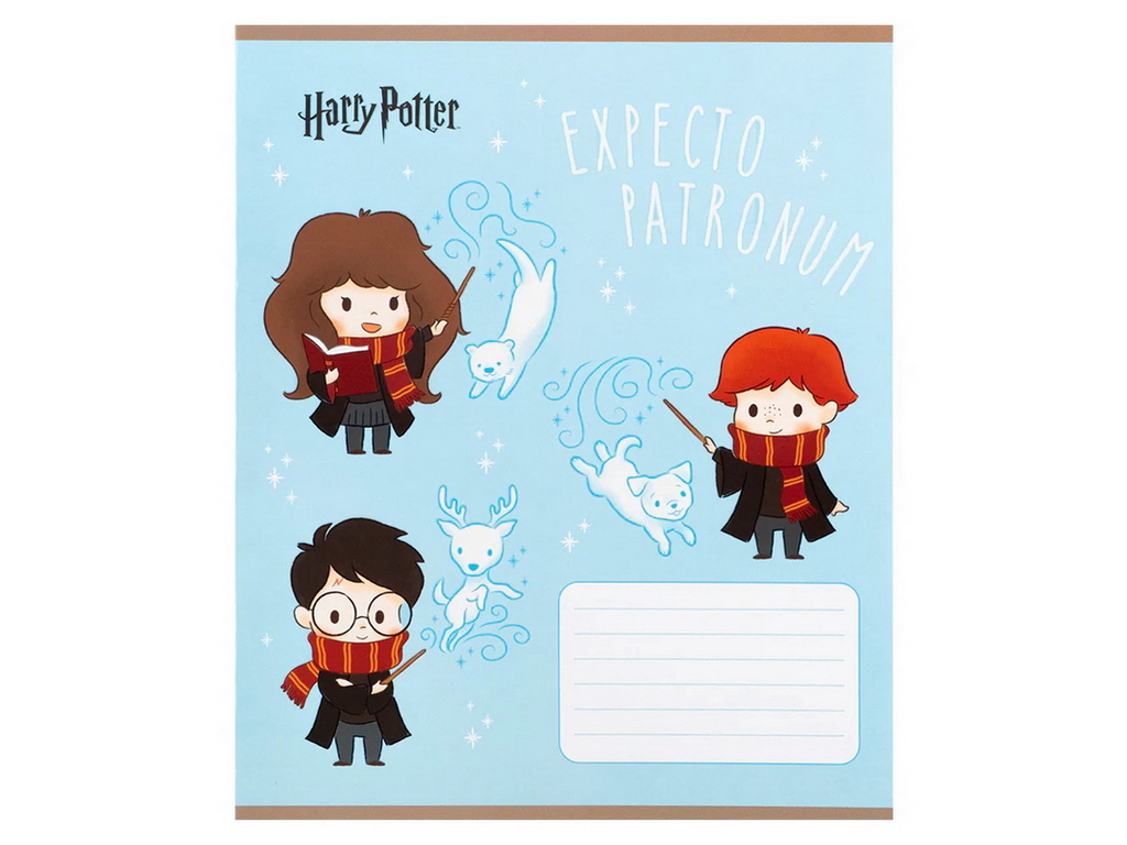 Зошит у косу лінію на 12 аркушів, Harry Potter (ціна за 1шт)