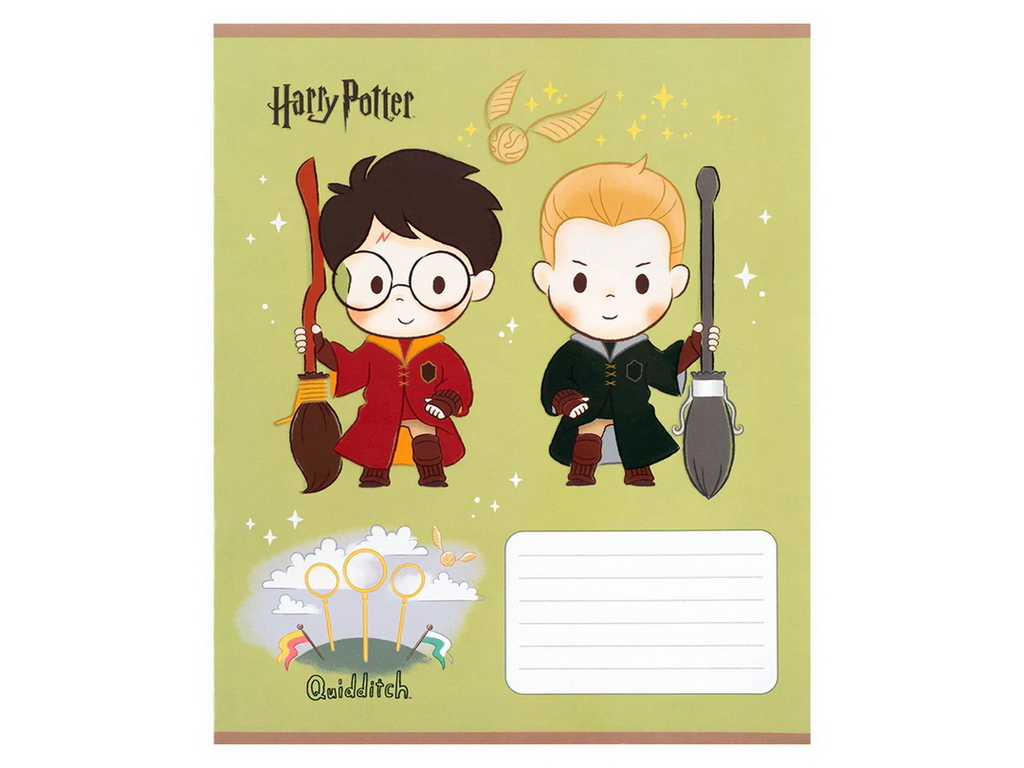 Зошит у косу лінію на 12 аркушів, Harry Potter (ціна за 1шт)