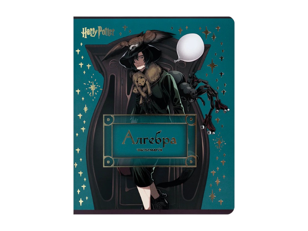 Зошит предметний алгебра Harry Potter, 48 аркушів, клітинка (ціна за 1шт), Kite