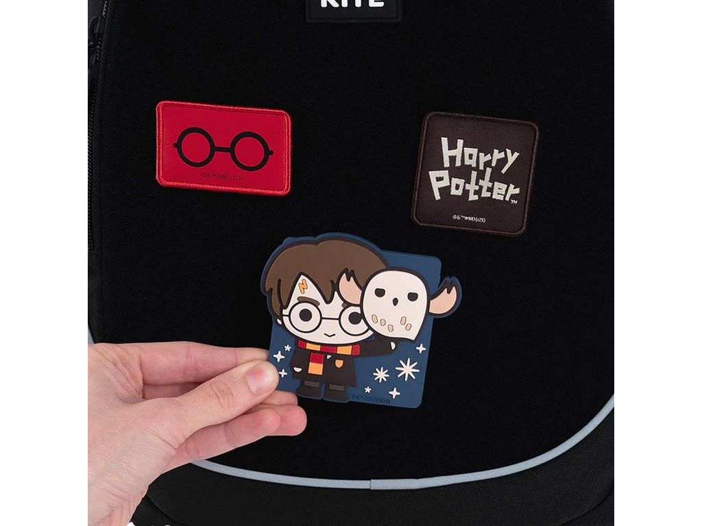 Набір бейджів на липучці, 3 штуки, Harry Potter, Kite