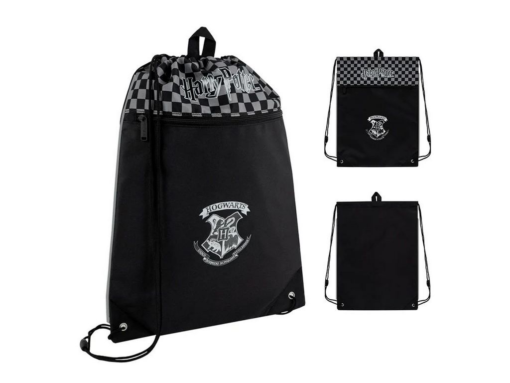 Сумка для взуття зі шнурками Harry Potter HP25-601L, 49×36 см, затяжка шнурком, Kite
