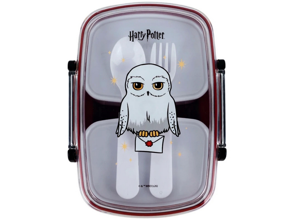 Ланчбокс з контейнерами та столовими приладами Kite Harry Potter, HP26-181, 750 мл