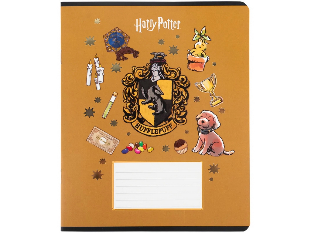Зошит шкільний Kite Harry Potter, 12 аркушів, клітинка, 5 видів (ціна за 1шт), Kite