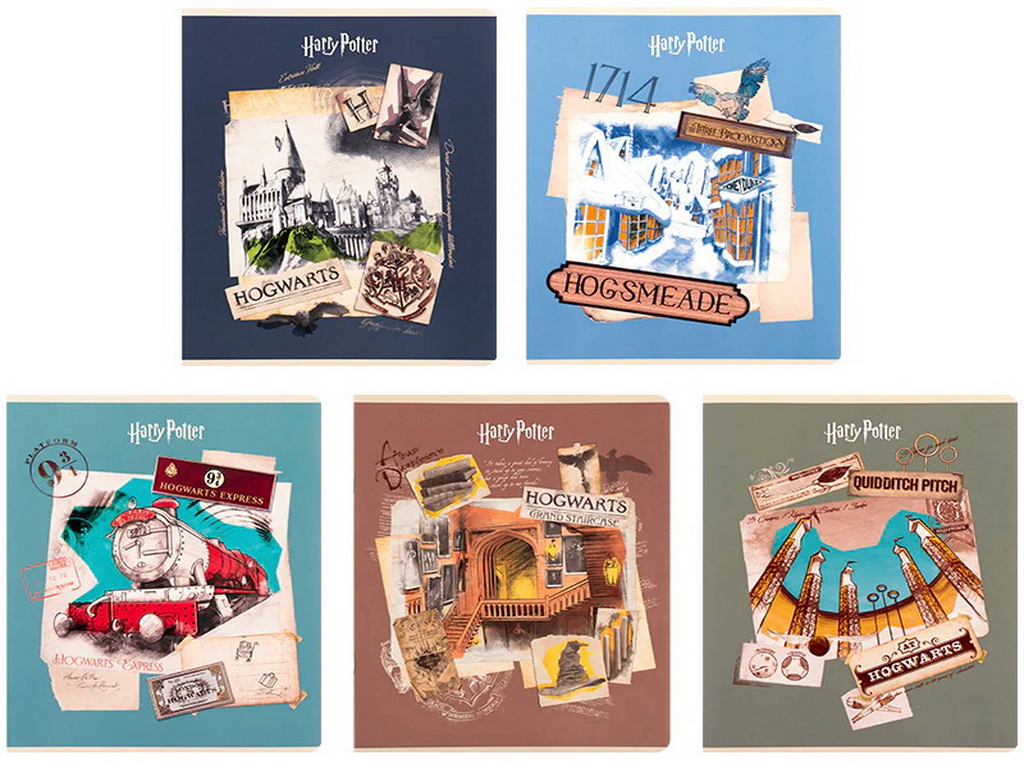 Зошит у клітинку Harry Potter Kite HP26-238, 24 аркуша, мікс видів, ціна за 1 шт