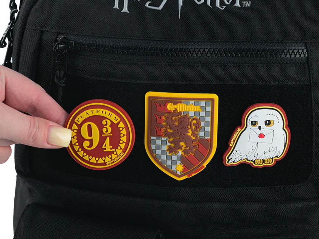 Набір бейджів на липучці Harry Potter, 3 предмети, Kite