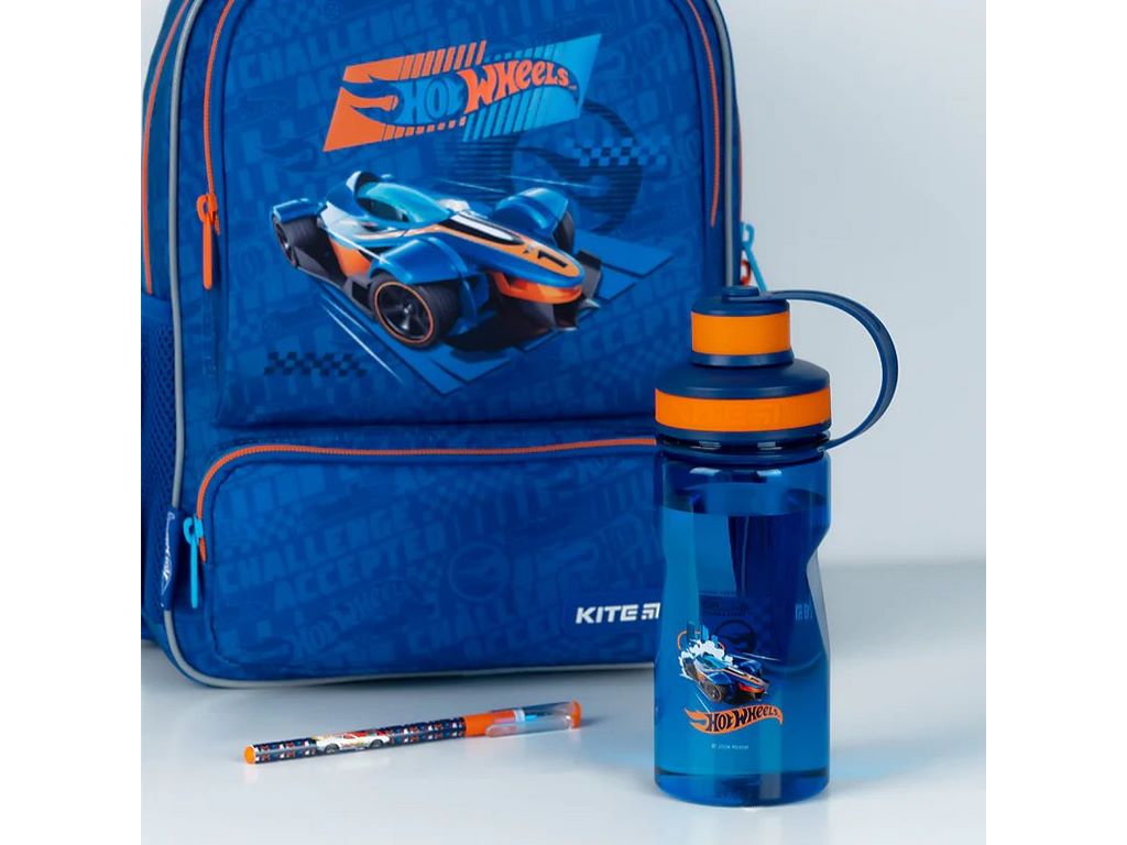 Бутылочка для воды 500 мл, Hot Wheels, Kite