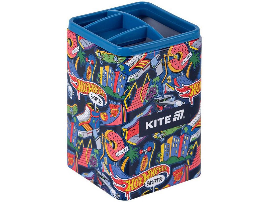 Стакан-підставка квадратний Hot Wheels Skate, Kite