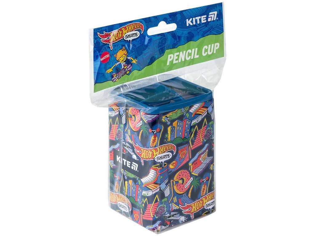 Стакан-підставка квадратний Hot Wheels Skate, Kite