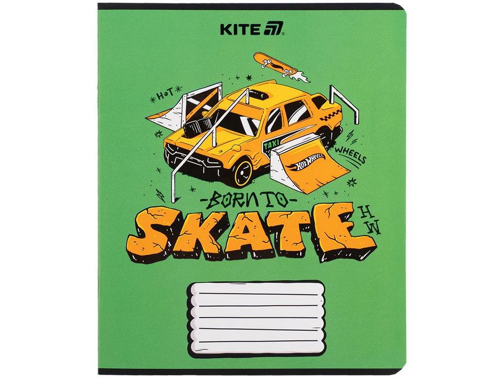 Зошит у клітинку 18 аркушів, Hot Wheels (ціна за 1шт)