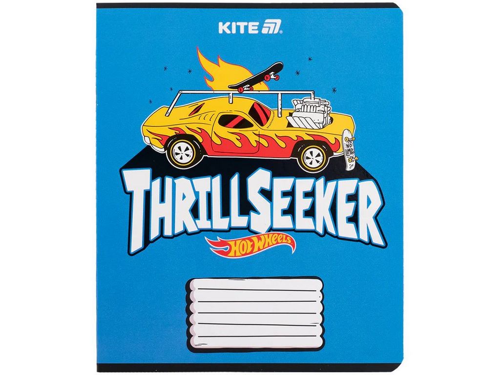 Зошит у клітинку 18 аркушів, Hot Wheels (ціна за 1шт)