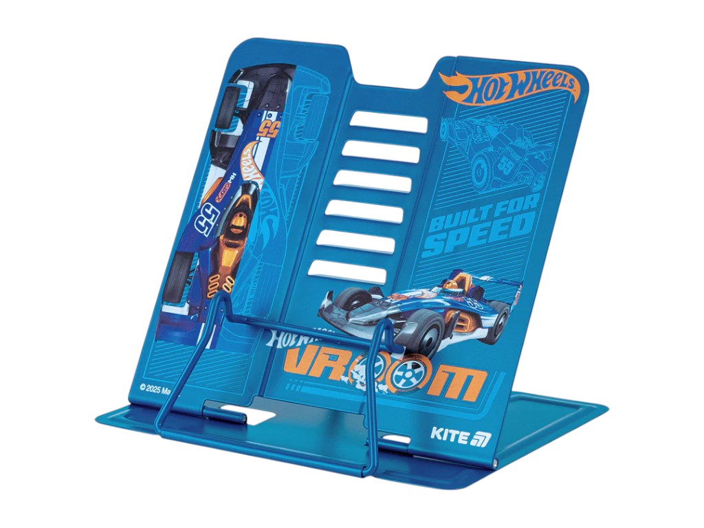 Подставка для книг регулируемая Hot Wheels металлическая, Kite