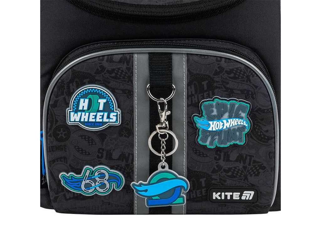 Рюкзак шкільний каркасний Hot Wheels, Kite