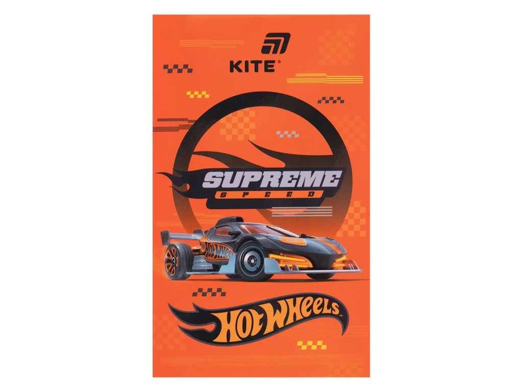 Блокнот-планшет A6, 50 аркушів Hot Wheels, Kite HW26-195