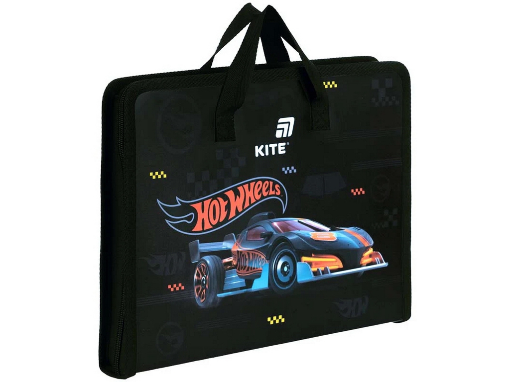 Папка-портфель Hot Wheels, А4, 1 відділення, Kite