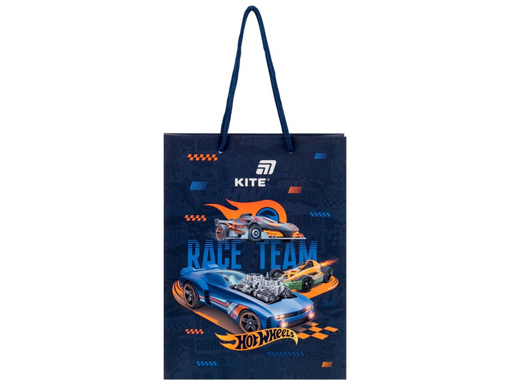 Пакет паперовий подарунковий Kite Hot Wheels CR26-265, 18х24см