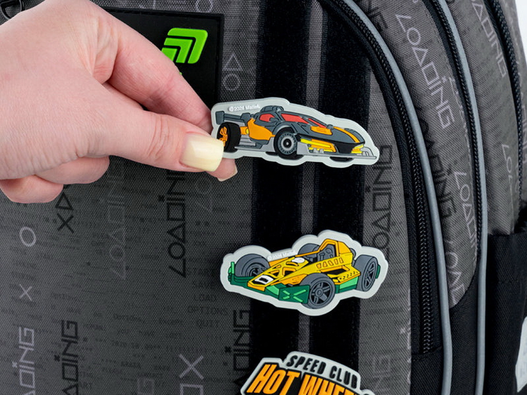 Набір бейджів на липучці Hot Wheels, 3 предмети, Kite