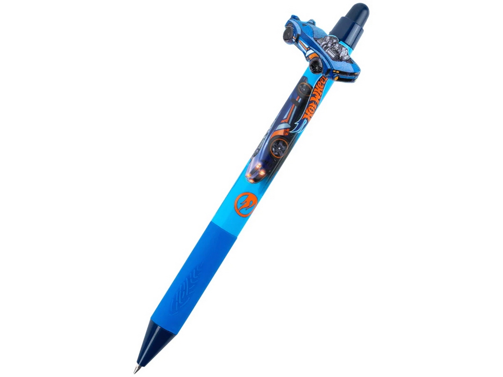 Ручка кулькова автоматична Hot Wheels, 0,5 мм, синє чорнило, 2 види (ціна за 1шт), Kite