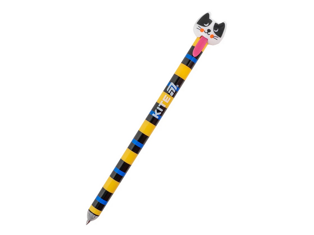 Ручка гелева автоматична "пиши-стирай" Kite Cats K25-027, 0,5 мм, (ціна за 1шт.)