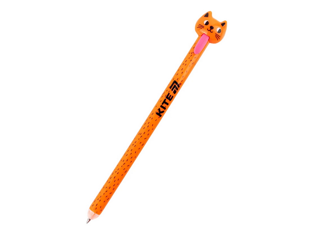 Ручка гелева автоматична "пиши-стирай" Kite Cats K25-027, 0,5 мм, (ціна за 1шт.)