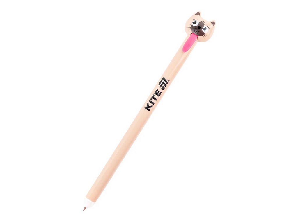Ручка гелева автоматична "пиши-стирай" Kite Cats K25-027, 0,5 мм, (ціна за 1шт.)