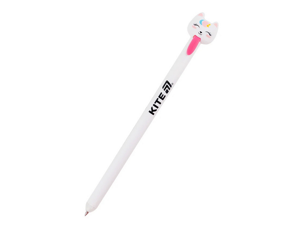 Ручка гелева автоматична "пиши-стирай" Kite Cats K25-027, 0,5 мм, (ціна за 1шт.)