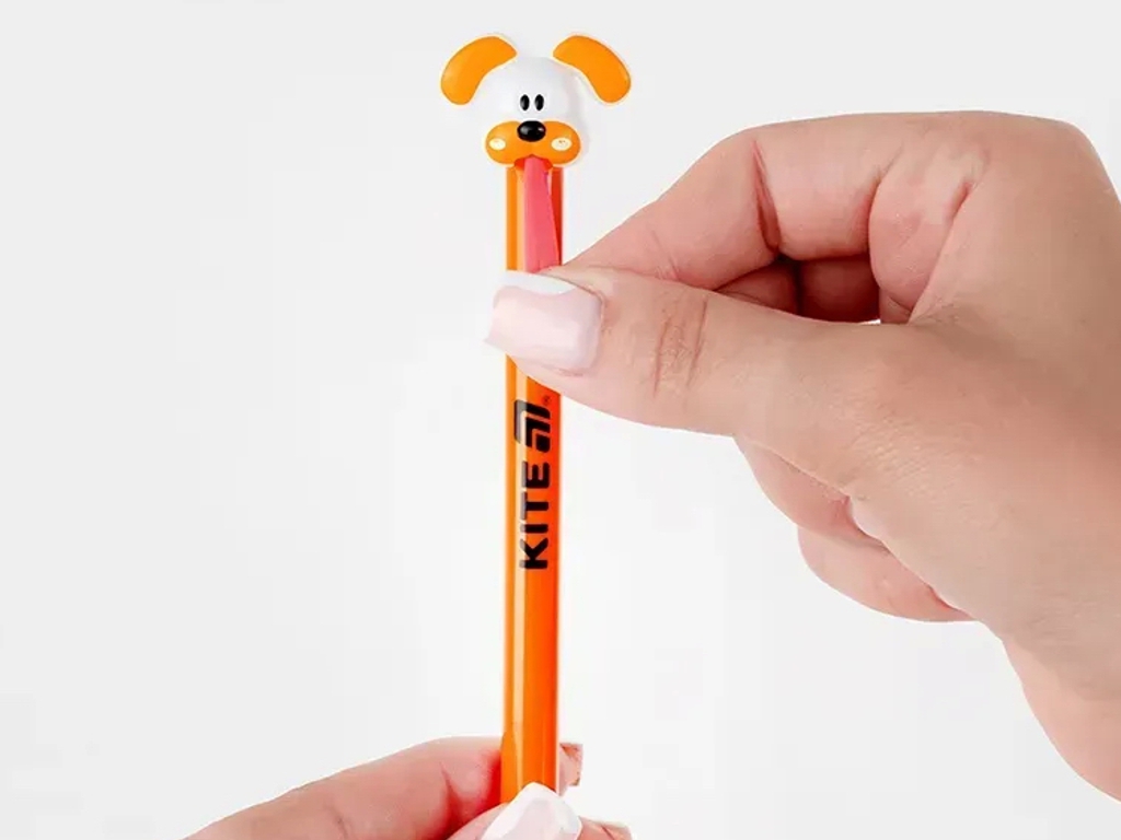 Ручка кулькова автоматична Kite Little puppy K25-028-2, синя