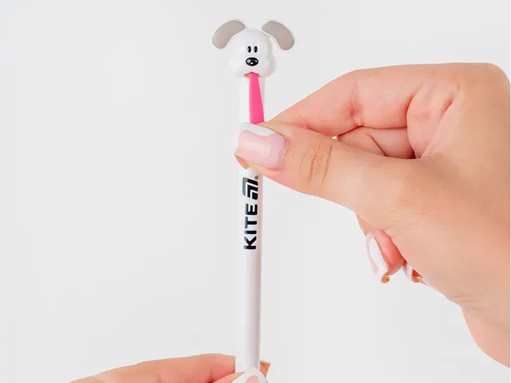 Ручка кулькова автоматична Kite Little puppy K25-028-2, синя