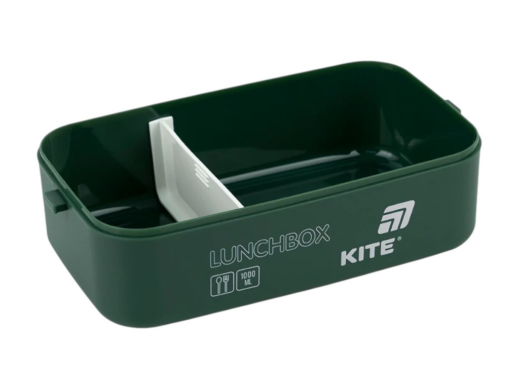Ланчбокс Kite K25-1183-3, 1000 мл, з ручкою, зелений, Kite