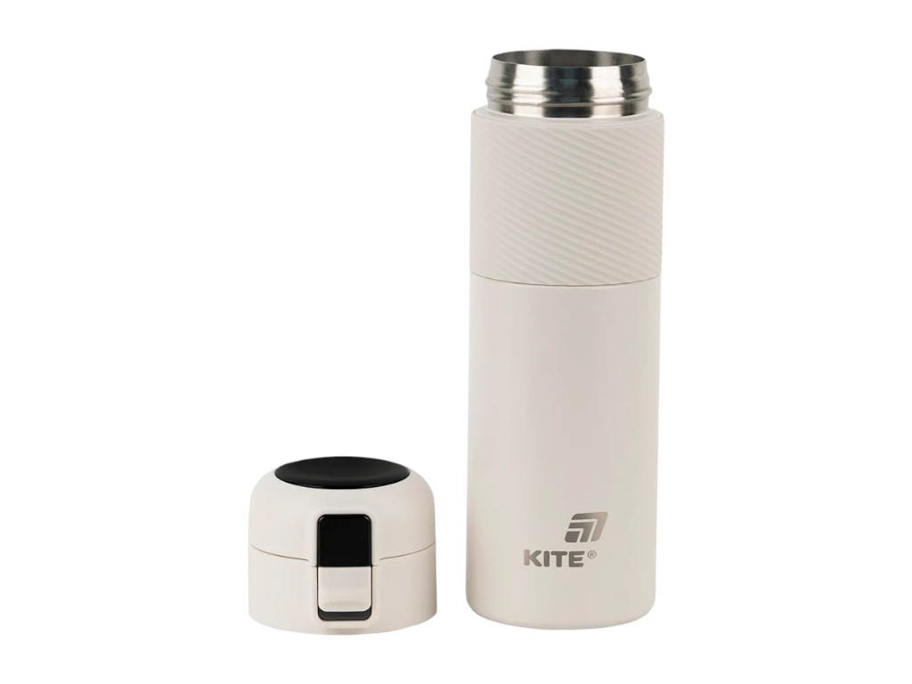 Термос з термодатчиком Kite K25-1227-1 450 мл бежевий, з дисплеєм, Kite