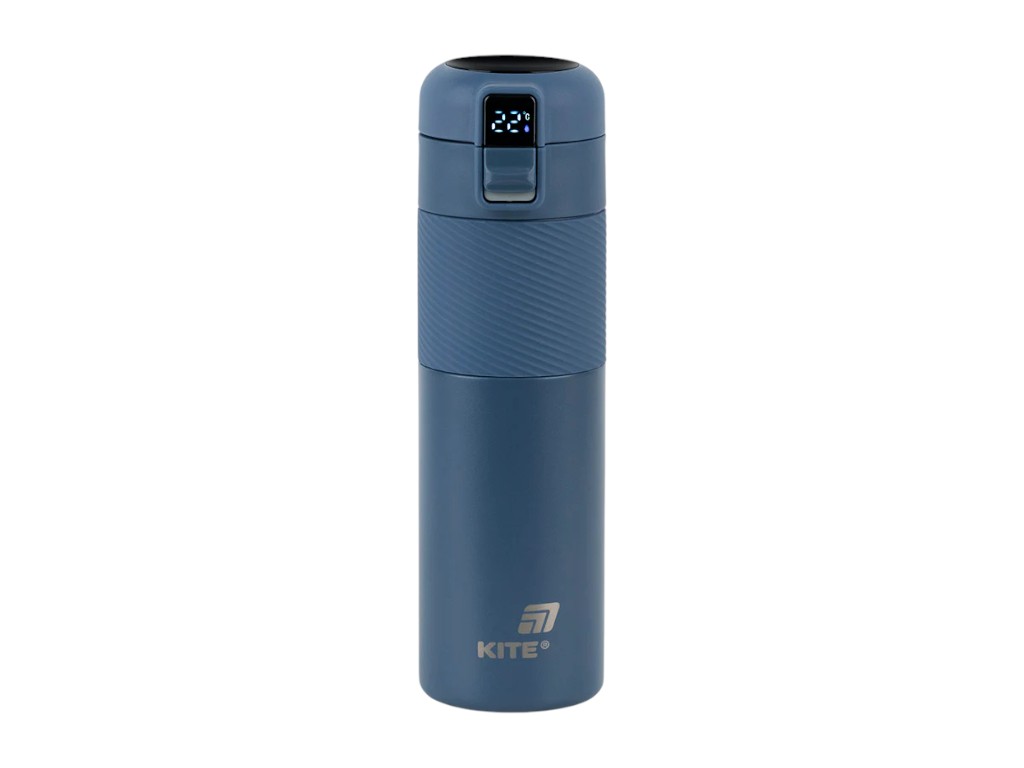 Термос з термодатчиком Kite K25-1227-2 450 мл синій, з дисплеєм, Kite