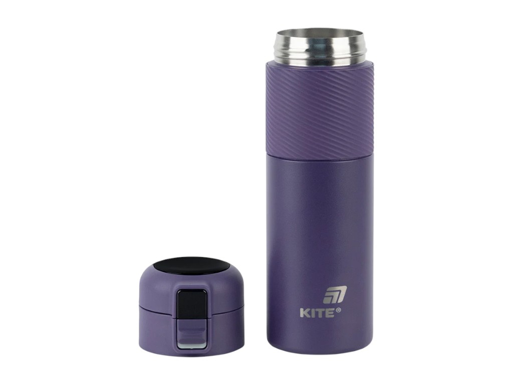 Термос з термодатчиком Kite K25-1227-3 450 мл фіолетовий, з дисплеєм, Kite