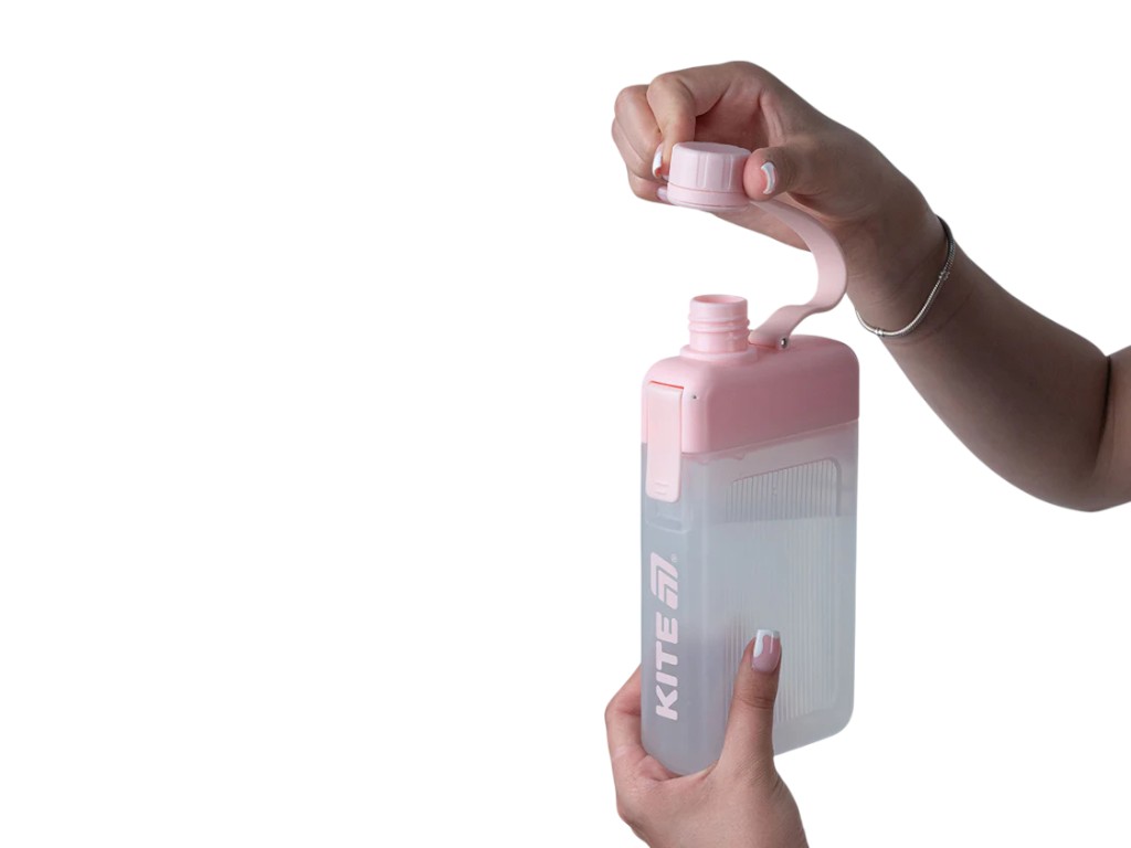 Бутылка для воды K25-1239-2, 450 мл, розовая, Kite