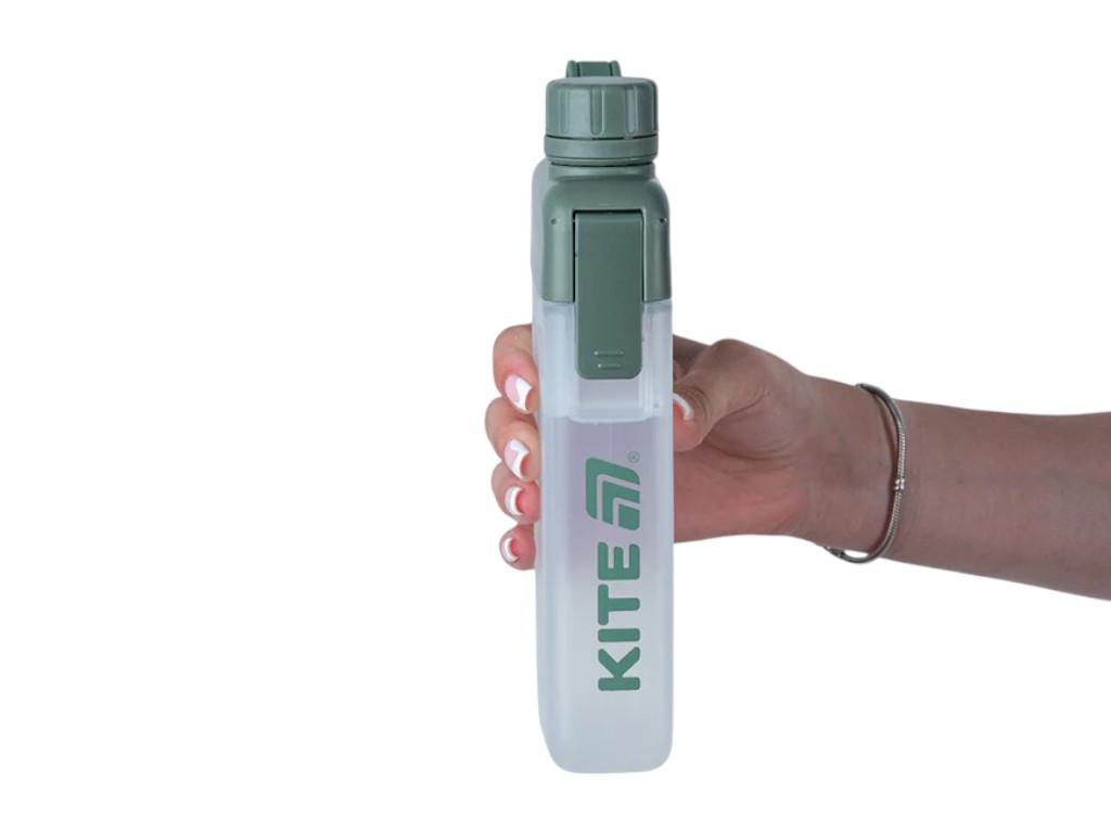 Бутылочка для воды K25-1239-3, 450 мл, зеленая, Kite